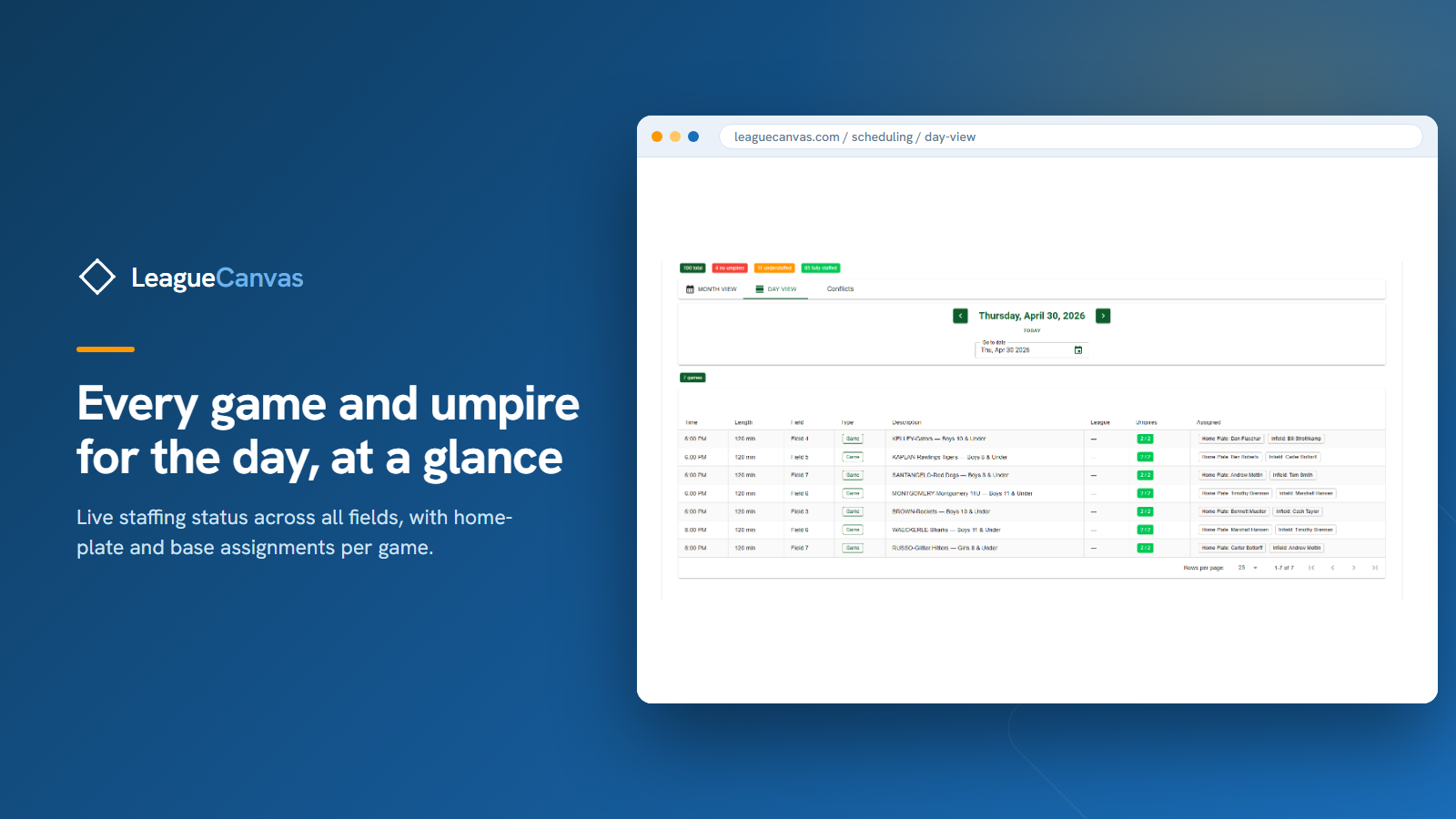 LeagueCanvas product highlight 1